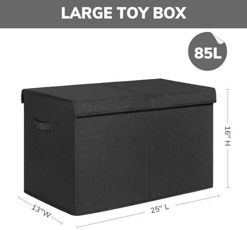 INDRESSME 85L Large Toy Storage Box, Lid & Dividers - Image 4