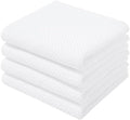 Homaxy 100% Cotton Waffle Weave Kitchen Dish Towels 4-Pack by Homaxy