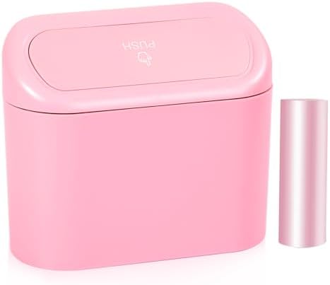 NBTEPEM Pink Car Trash Can by NBTEPEM