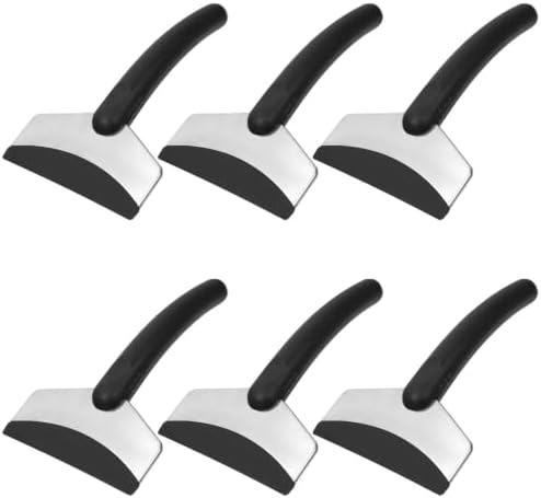 CLISPEED 6pcs Ice Scraper Stainless Steel ABS Snow Removal Tool by Clispeed