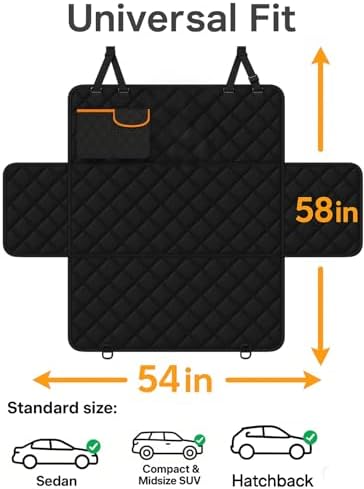 fidozen Dog Car Seat Cover for Back Seat - Image 6