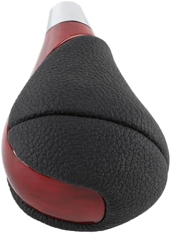 AUTOKAY Walnut Wood Leather Gear Shift Knob Fits - Image 5