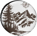 Heavy Duty Spare Tire Cover 18 Inch Mountains by HighonHi