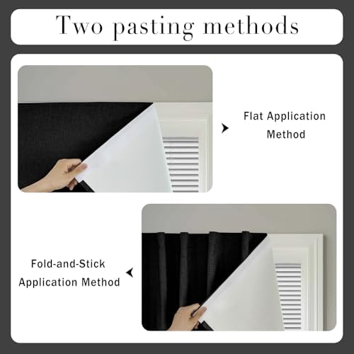 100% Blackout Self Adhesive Portable Curtains - Image 5