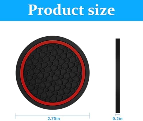 Mandark 2PCS 2.75 Inch Car Cup Holder Coasters - Image 2