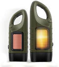 2-Pack Solar Hand Crank Flashlight Emergency Survival Torch by Unknown