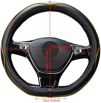 Mayco Bell Flat Bottom Steering Wheel Cover Anti-Slip, Breathable, Full Surround - Image 6