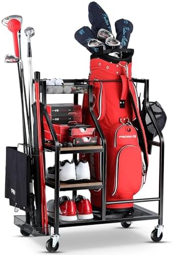 FHXZH Golf Bags Storage Garage Organizer by FHXZH