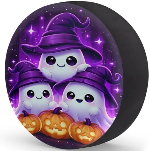 Halloween Spare Tire Cover Waterproof Dust-Proof Spare Wheel Covers - Image 2