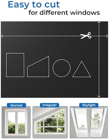 Sumobaby Blackout Curtains Portable 46”x64” No Drill Black Out Window Cover - Image 5