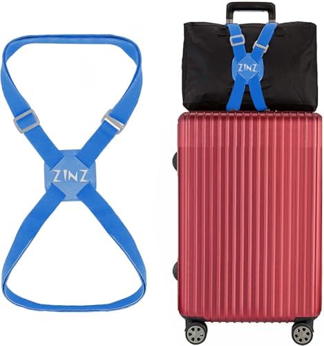 ZINZ High-Elastic Luggage Strap Adjustable Suitcase Belt by ZINZ
