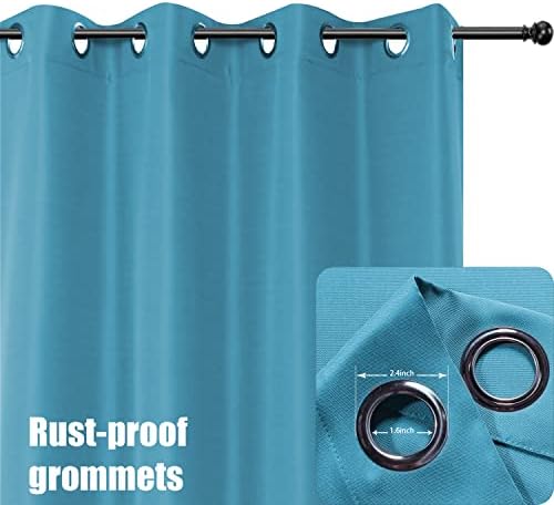 BONZER Outdoor Curtains for Patio Water Resistant - Image 2