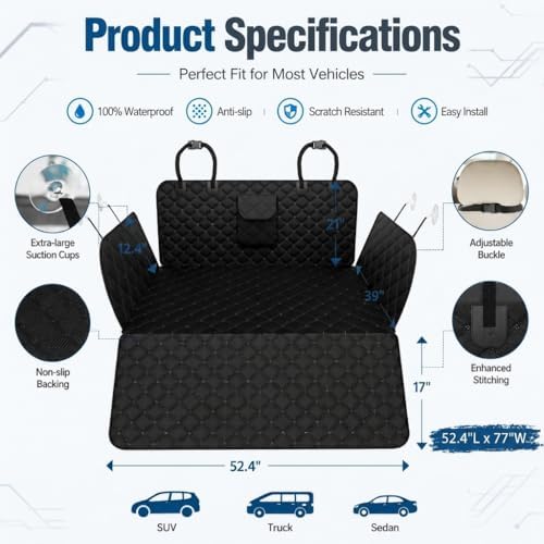 Ekisemio SUV Cargo Liner for Dogs – Waterproof - Image 2