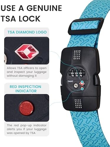 Travelkin Luggage Straps TSA Approved, Suitcase Straps - Image 4