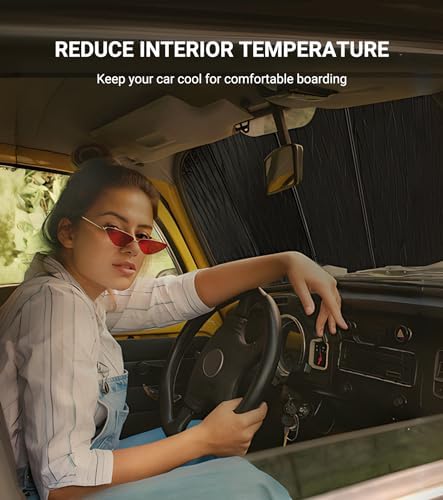 Pigenius Windshield Sun Shade for Lexus RX350/RX450h 2010-2015 Front Window - Image 4