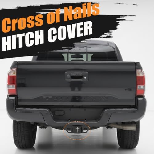 Cross of Nails Trailer Hitch Cover - Image 3