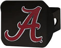 University of Alabama NCAA Black Metal Hitch Cover by FANMATS by FANMATS