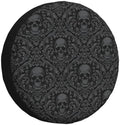 Skull Spare Tire Cover Waterproof Wheel Cover 17 Inch Universal Fit by Unknown