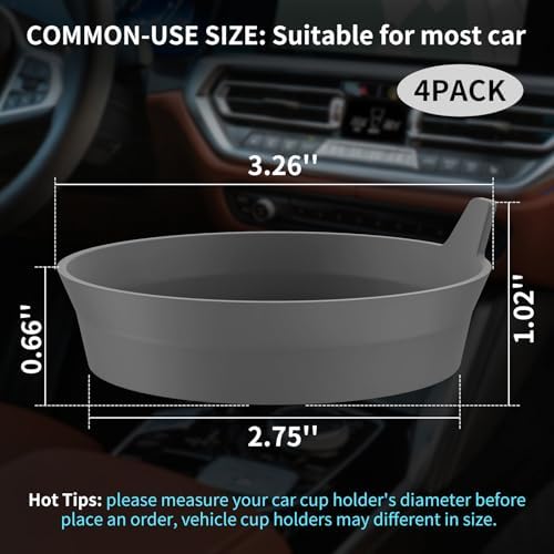 ME.FAN Car Cup Coasters Silicone Cars Coasters - Image 2