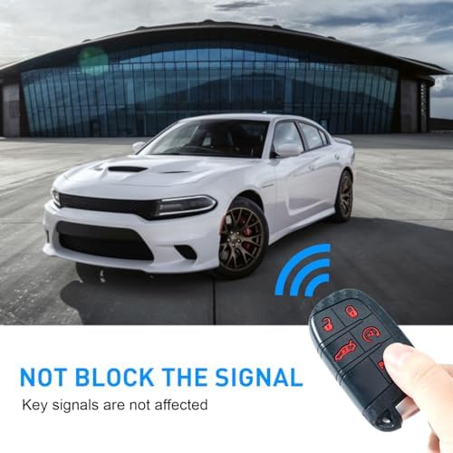 Key Fob Cover for Dodge Accessories 5 Button Key Fob Case - Image 5