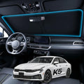 Wigoo for Kia K5 2021-2026 Windshield Sunshade, Custom Fit, Keeps Cool by wigoo