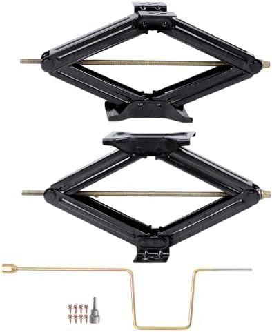 munirater RV Trailer Stabilizer Leveling Scissor Jacks 2-Pack 6600lbs by MUNIRATER