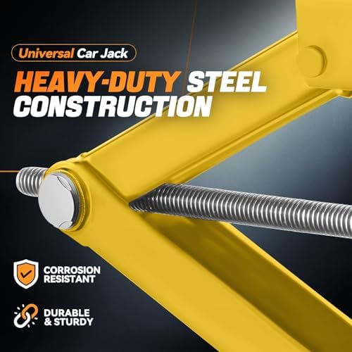 Auto Dynasty Scissor Jack, 2 Ton Portable Car Lift Jack, Quick Lift Car Tire - Image 5