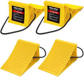 Wheel Chocks for RV Trailer, 4 Pack Non Slip Wheel Chocks for Travel Trailers by KOMOKERU