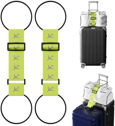 2 Pack Luggage Connector Straps–Add A Bag Hands-Free Suitcase Connector by Unknown