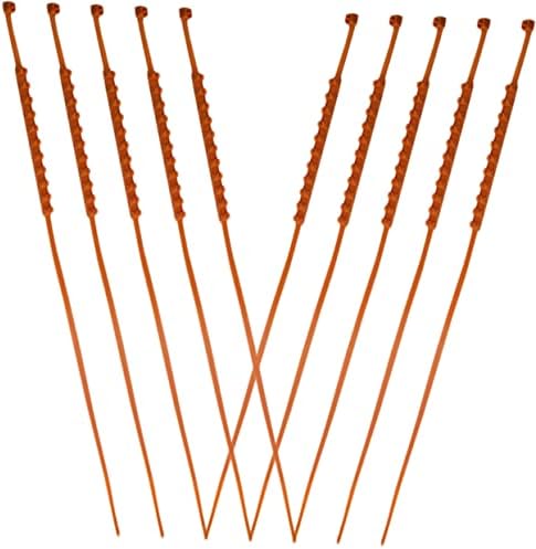 Car Tire Anti-skid Cable Ties 10pcs Plastic Emergency Traction Chains by Parliky