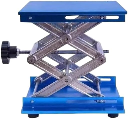 10inch x10inch Lab Jack Stand Platform, Anodized Aluminum Top Deck Laboratory by Unknown