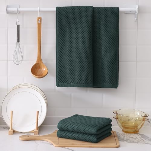 Kitinjoy Cotton Waffle 6-Pack Kitchen Towels - Image 6