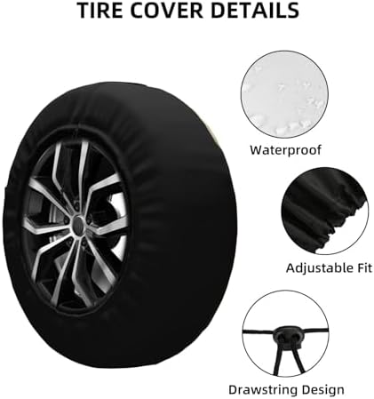 Funny Dog Spare Tire Cover Wheel Protectors - Image 3