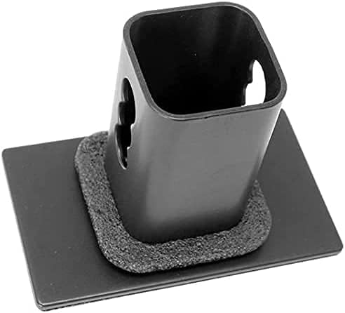 5"x3" American Black Flag Metal Hitch Cover - Image 3