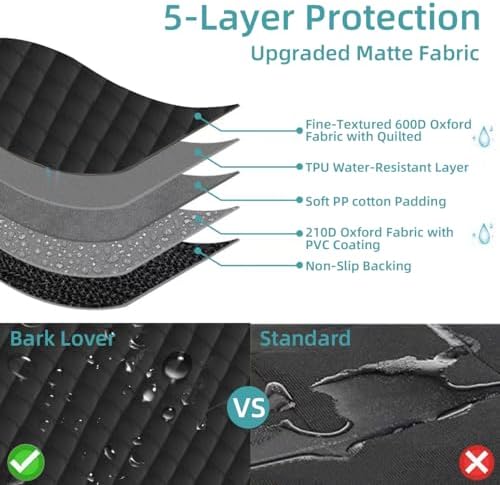 Bark Lover Deluxe More Durable Waterproof Backseat Protector, High Heat - Image 6