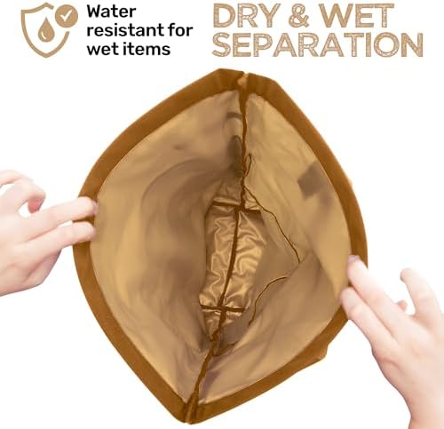 Living in a Bubble Wet Dry Laundry Bag – Portable Waterproof Laundry Hamper - Image 2
