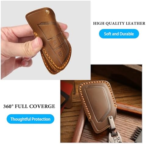 MILD EAST Genuine Leather Key Fob Cover - Image 5