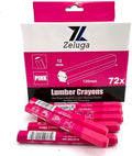 Zeluga 4.7in. x 0.47in. Hex Shape Industrial Lumber Marking Crayons by Zeluga