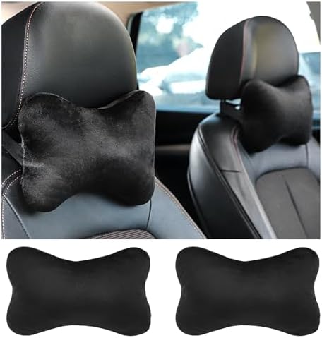 2PCS Car Headrest Pillow, Soft & Comfortable Car Neck Pillow by Unknown