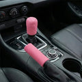 2PCS Car Gear Shift Knob and Handbrake Cover Set, Non-Slip Polyester Stick by Unknown