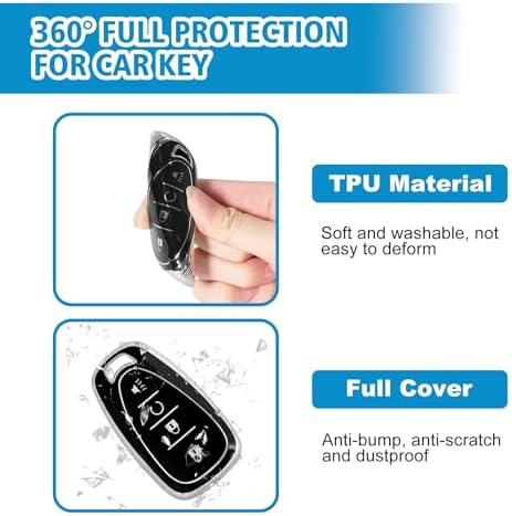Rislobx Key Fob Cover Fit for Chevy Key, Car Key Case Protector for Volt Bolt - Image 5