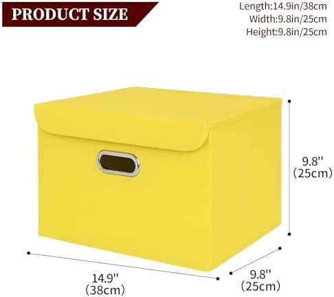 STOREONE Fabric Storage Cube Bins Foldable Organizer Container Collapsible - Image 2