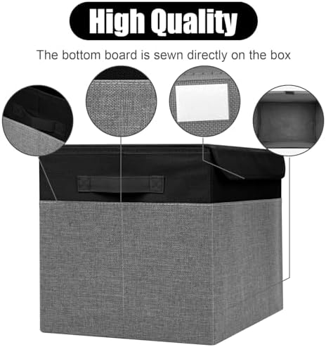 Bagnizer Large 42 Quarts Fabric Storage Bins - Image 4
