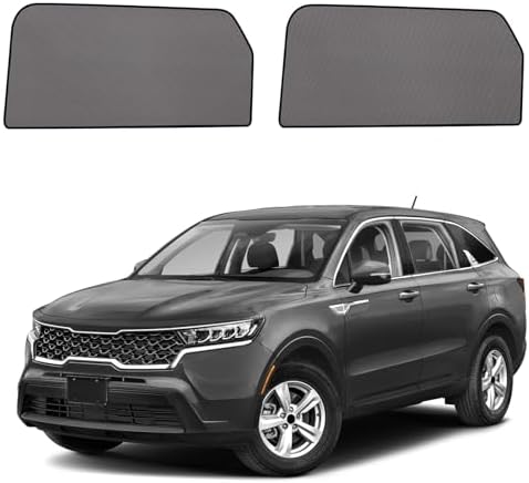 Kia Sorento Window Shades 2021-2023, Rear Side Mesh by KOCZIL