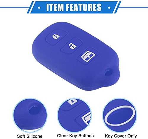 2 Pcs Key Fob Case Cover Compatible - Image 4