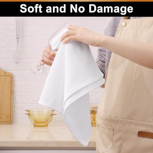 Homaxy 100% Cotton Waffle Weave Kitchen Towels, 6 Pack - Image 4