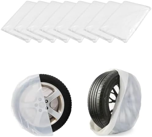 Wuyaoyao 4PCS Tire Covers, HDPE Plastic Tire Bags by wuyaoyao