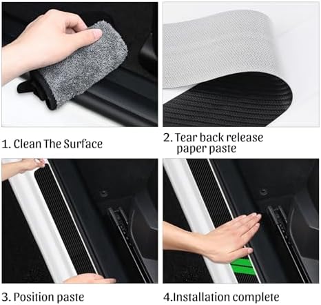 Door Sill Protector Fits for Dodge Charger Challenger Durango - Image 6