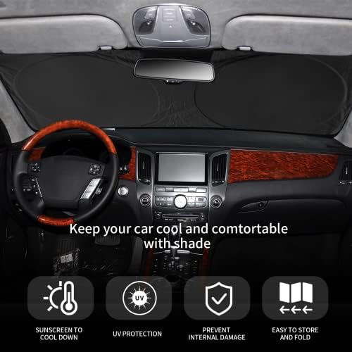 Windshield Sun Shade for Honda CRV 2023-2025 2026 Window Sunshade Sun Visor - Image 6