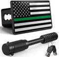 2 Inch American Flag Trailer Hitch Cover Plug by Unknown